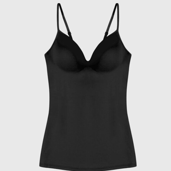 Self Expressions Black Wirefree Camisole with Foam Cups Size Small 34-38 Bra New - Picture 4 of 6